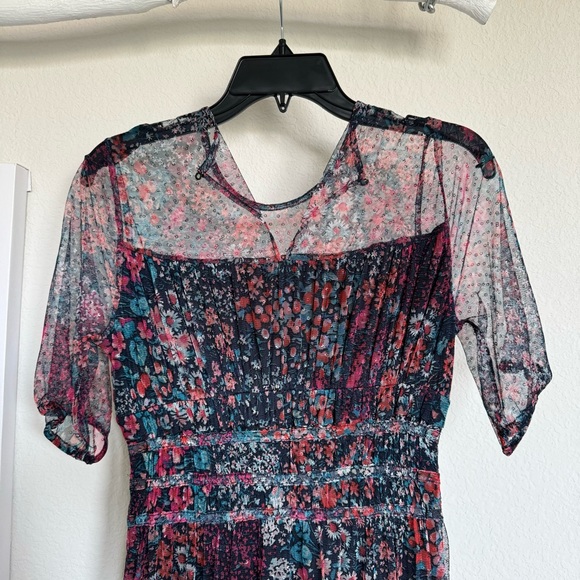 Maeve Ruched Floral Maxi Dress - Picture 8 of 9